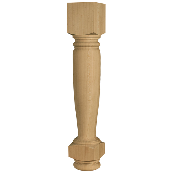 Osborne Wood Products 29 x 5 Traditional Dining Table Leg in Hickory 1144H